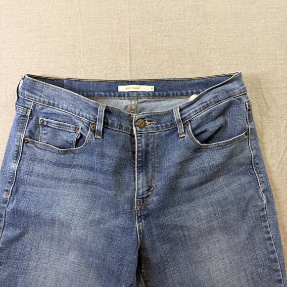 Levi's Jeans 505 Straight Leg Blue Denim Men's Size 31x32 Zip Fly - Picture 8 of 12